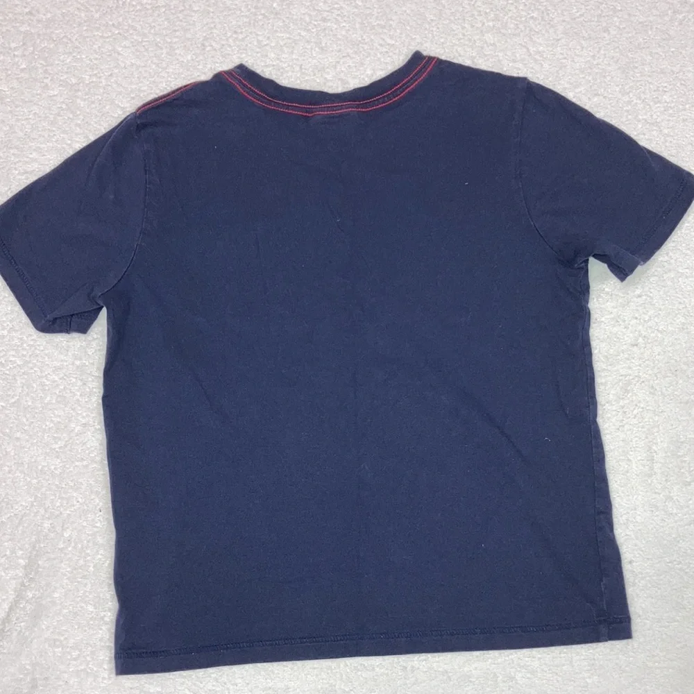 Hanna Andersson swim trunk and tee red white blue stripes and stars size 130 6/7 - Picture 10 of 11